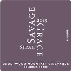 2016 Syrah, Underwood Mountain Vineyards