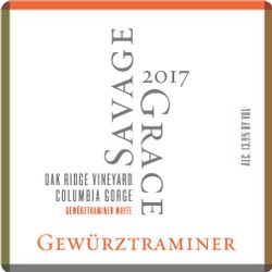 2017 Gewürztraminer White, Oak Ridge