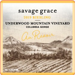 2019 Riesling 'Au Revoir', Underwood Mountain Vyd