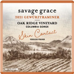 2021 Gewurztraminer Skin-Contact, Oak Ridge